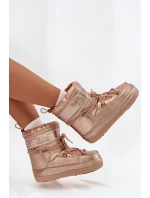 Śniegowce Damskie Z Wiązaniem O'NEILL LISA WOMEN HIGH 90253012.99U Złote