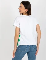 Blúzka RV BZ 8741.93 biela a zelená