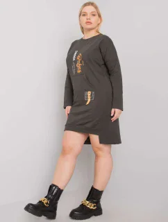 Šaty RV SK 7178.44 tmavá khaki