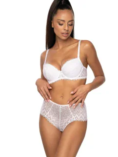 Matné nohavičky F-3802/52 Elif White S-XL