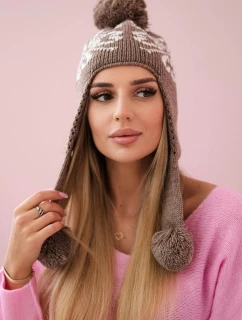 Dámske náušnice Balbina K381 cappuccino