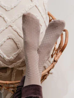 Dámske beztlakové ponožky 125 check