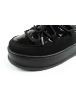 Lee Cooper dámske zimné športové topánky zimné trekkingové zateplené lakované dámske