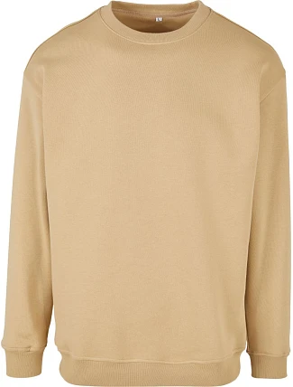 Build your Brand BY 075 Mikina z hrubej bavlny 56.0075 union beige Build your Brand BY 075 Mikina z hrubej bavlny 56.0075 union beige