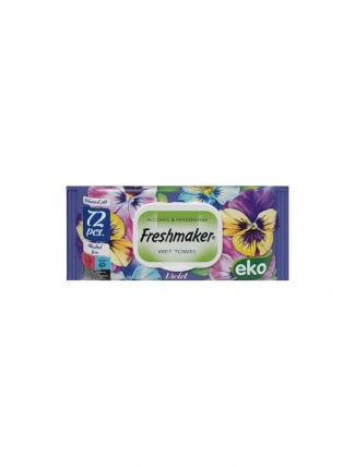 Vlhčené obrúsky Freshmaker s kvetinovou vôňou 72 ks