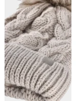 Dziewczęca Zimowa Czapka 4F 4FJWAW24ACAPF421-83S Beżowa