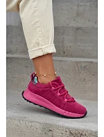Dámske kožené semišové tenisky Fuchsia Bemela Dámske kožené semišové tenisky Fuchsia Bemela
