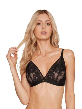 Podprsenka 40012 Trinny 1 čierno-béžová - Esotiq