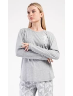 Dámske dlhé pyžamo s perím