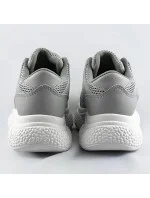 Šedé dámske športové topánky (170)