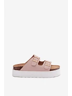 Dámske sandále na platforme Wrangler 20261072.70H Dirty Pink
