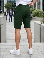 Pánske teplákové šortky so šnúrkou, zelené, FashionStreet SX2629 Pánske teplákové šortky so šnúrkou, zelené, FashionStreet SX2629