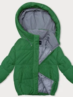 Zelená dámska športová bunda (3096)