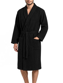 Pánsky župan Vestis Saimaa Black Beauty Waffle