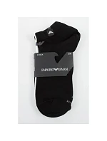 Emporio Armani Ponožky Calza Cotton Comfortable 3-Pack Navy Blue Black White Emporio Armani Ponožky Calza Cotton Comfortable 3-Pack Navy Blue Black White