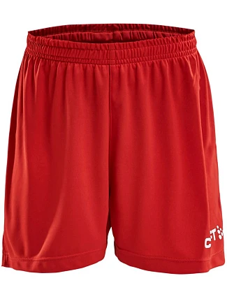 Craft Teamwear Squad Go Short Solid Jr Detské športové šortky 82.5586 jasne červené Craft Teamwear Squad Go Short Solid Jr Detské športové šortky 82.5586 jasne červené