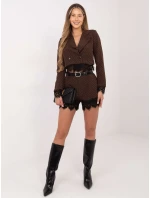 IT SN šortky FL9965.88 tmavohnedé