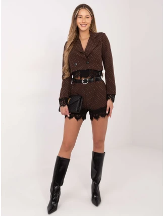 IT SN šortky FL9965.88 tmavohnedé