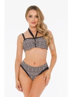 Dámske dvojdielne plavky Luxe 7 S939LX7 Béžová so vzorom - Self Dámske dvojdielne plavky Luxe 7 S939LX7 Béžová so vzorom - Self