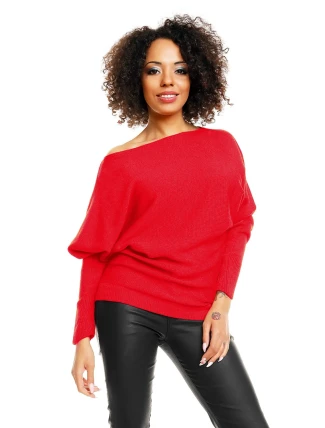Sveter s netopierími rukávmi model 84279 PeeKaBoo