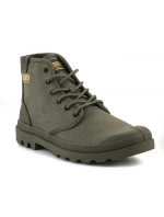 Topánky Palladium PAMPA HI COATED U 74375-377-M Dusky Green