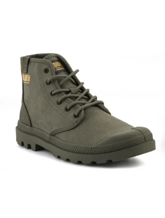 Topánky Palladium PAMPA HI COATED U 74375-377-M Dusky Green