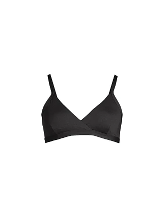 Plavková podprsenka CASALL Overlap Bikini Top, čierna