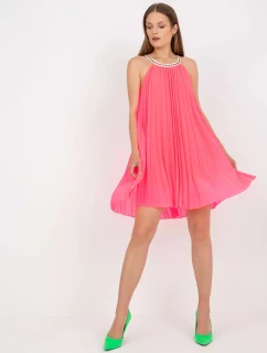 Šaty DHJ SK 0010.35 fluo ružová