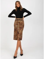 Sukňa VI SD 147.43P čierna a béžová