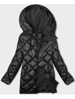 Prechodná prešívaná bunda čierna (YP-22070-1)