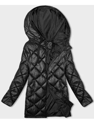 Prechodná prešívaná bunda čierna (YP-22070-1)