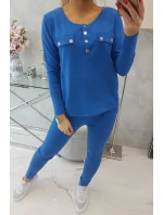 Súprava na krk s nevädzovou modrou