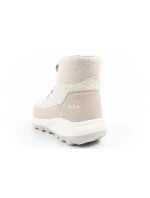 Lee Cooper dámske zimné športové topánky zimné trekkingové zateplené krémové dámske z eko kože