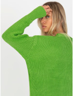 Dámsky sveter LC SW 0321 svetlo zelený