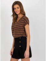 Dámska blúzka RV TS 8567.56 hnedá - FPrice