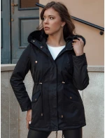 Dámska zimná bunda s kožušinou ERISS black FashionStreet TY4551 Dámska zimná bunda s kožušinou ERISS black FashionStreet TY4551