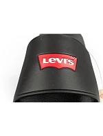 Levi's Dámske športové žabky Pohodlné módne čierne dámske topánky Levi's Dámske športové žabky Pohodlné módne čierne dámske topánky