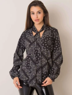 Blúzka DHJ BZ 12182 4.31P čierna a béžová