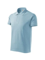 Bavlna Heavy pánske polo tričko sky blue