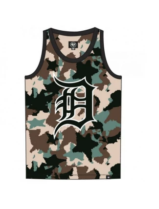 Tričko 47 Značka Detroit Tigers M 654812 muži Tričko 47 Značka Detroit Tigers M 654812 muži