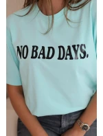 Bavlnená blúzka No Bad Days mint