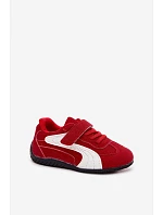 Detská športová obuv na suchý zips Red Perrin Detská športová obuv na suchý zips Red Perrin