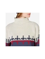 Dámsky sveter ROSSIGNOL W PATTERNED TN SWEATER, modrý Dámsky sveter ROSSIGNOL W PATTERNED TN SWEATER, modrý