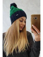 Paris fleecová čiapka K212 zelená+zelená