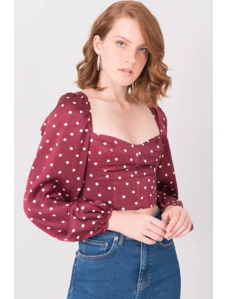 Blúzka 15814 bordó