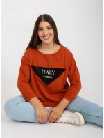 Blúzka VI BZ 2911.82P tmavo oranžová