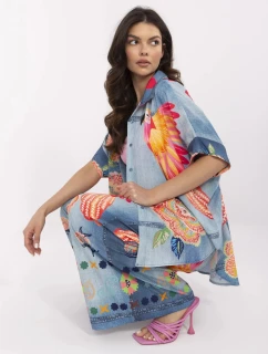 Košeľa DHJ KS 19007 6.86 modrá