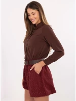 Šortky MI SN 122408.57 bordové