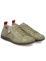 Dámske pohodlné zelené poltopánky Rieker N2401-54 Dámske pohodlné zelené poltopánky Rieker N2401-54