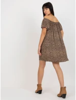 Dámske šaty D73771R30145J hnedé - FPrice
